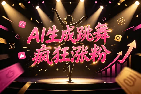 最新AI美女跳舞短视频制作教学,3天涨万粉(飞书文档教程)