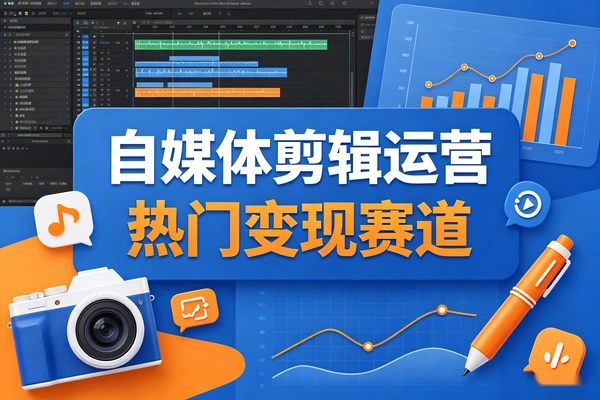 自媒体文案剪辑运营热门变现赛道