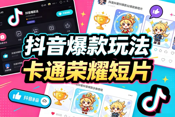 抖音爆款玩法,软萌卡通绒耀幼稚园短片