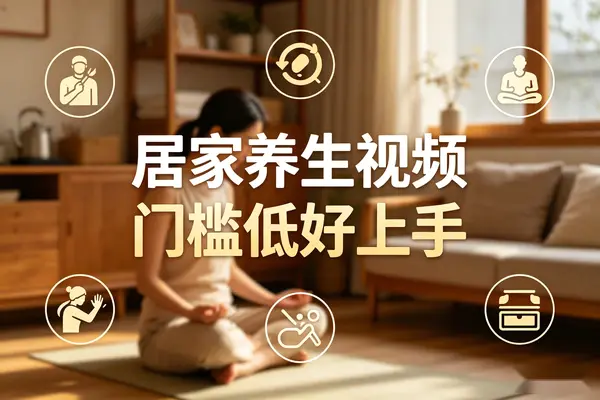 公众号流量主居家养生科普赛道,门槛低好上手,变现路径稳定