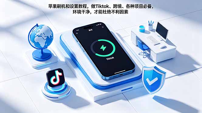 苹果刷机和设置教程，做Tiktok、跨境、各种项目必备，环境干净，才能杜绝不利因素（飞书文档教程）