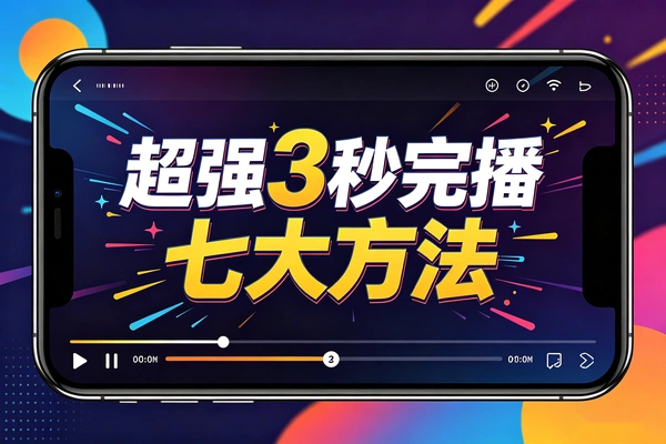 短视频打造超强3秒完播的七大方法（PDF教程）