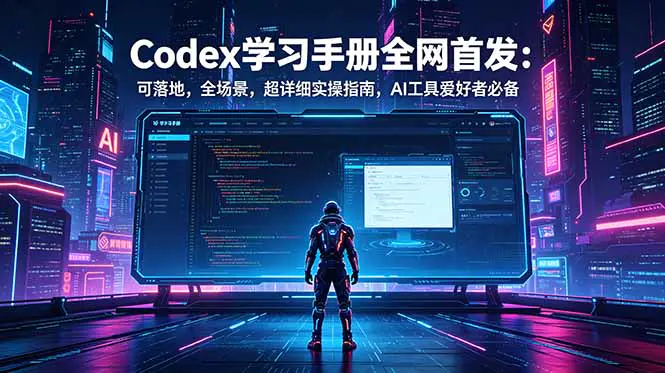 AI编程工具Codex教程:从入门到实战,理解整个代码库+自动修复错误(飞书文档教程)