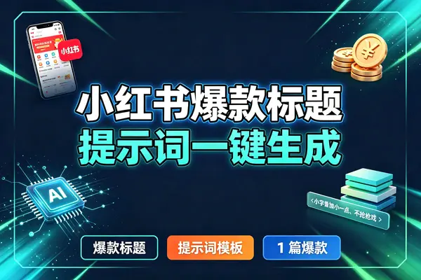 小红书爆款标题提示词(Word文档)