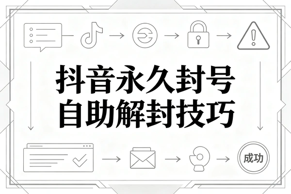 抖音永久封号自助解封技巧（PDF教程）