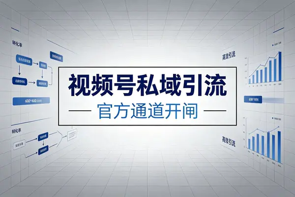 【图文】视频号企微组件怎么开通?企业微信导流申请条件、配置步骤与避坑清单