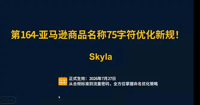 亚马逊跨境电商全链路,选品SP广告SD广告SB广告降ACOS冷启动