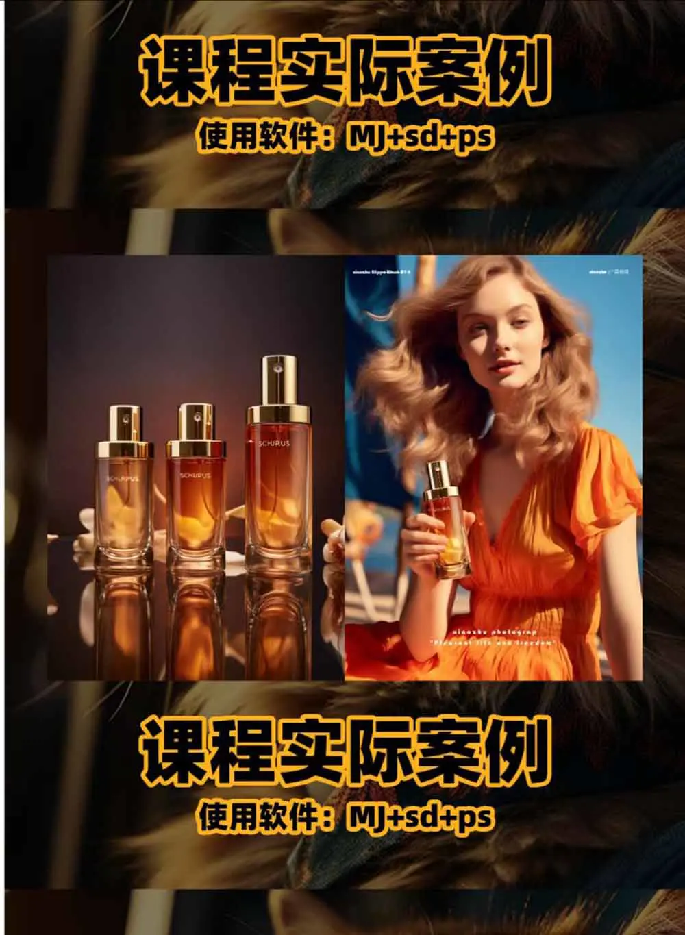 AI电商产品人像写真实战,SD本地双云端部署多模型Midjourney参数
