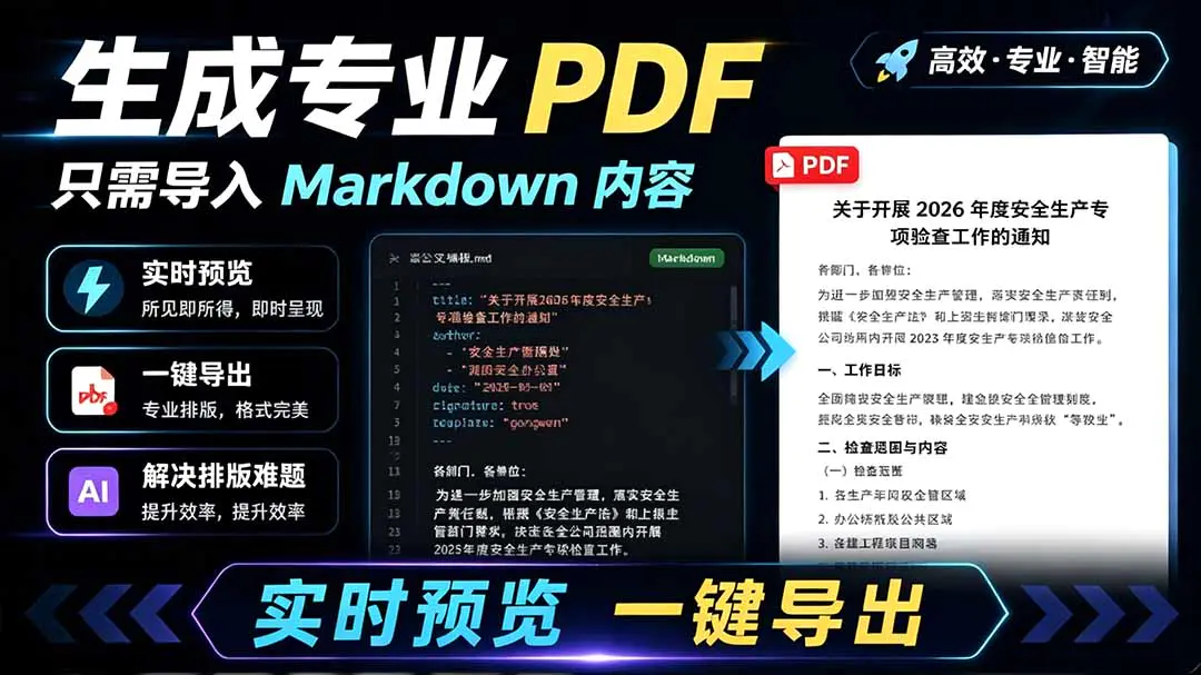 Presto开源排版工具,Markdown实时预览一键导出PDF