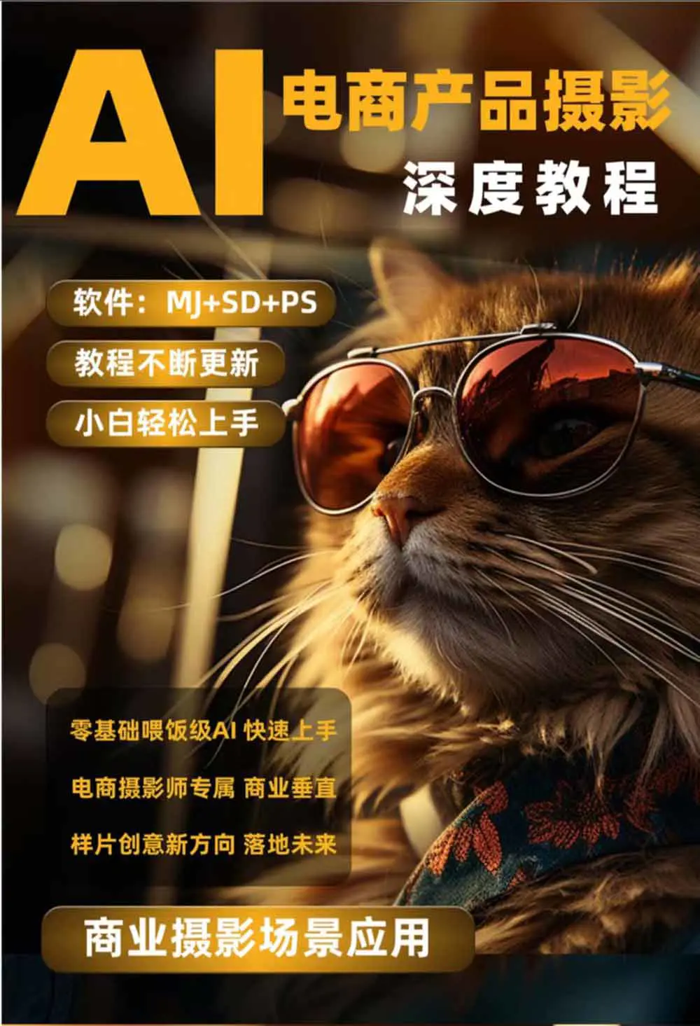 AI电商产品人像写真实战,SD本地双云端部署多模型Midjourney参数