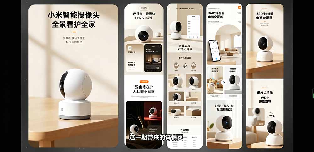 AI+电商实战课，AI一键直出电商详情页+产品视频，零基础做出专业级效果 (更新0820)