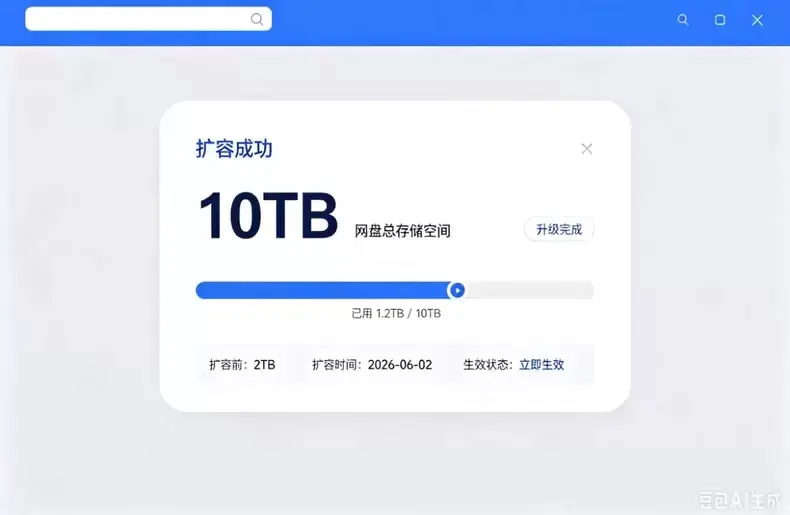 百度网盘10T扩容教程
