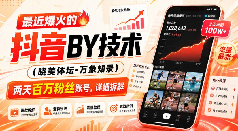抖音体育内容搬运起号新玩法拆解：选对赛道+批量发布+二次剪辑差异化