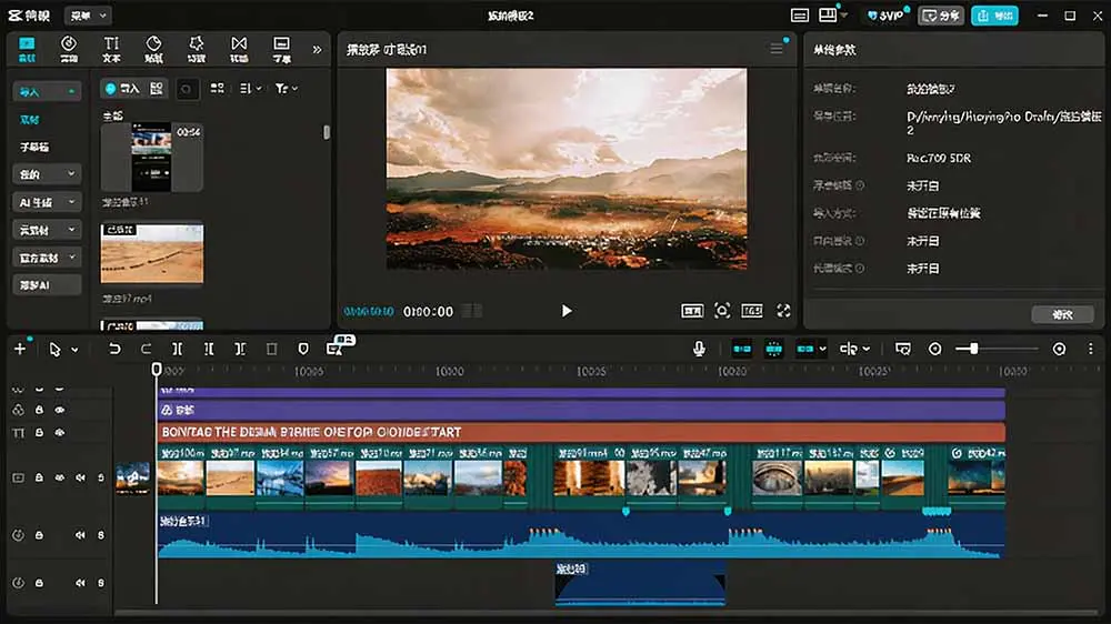 自媒体Vlog剪映旅拍模板合集,共计30套,自费购买素材!旅行旅游生活记录视频剪辑模板,附预览视频